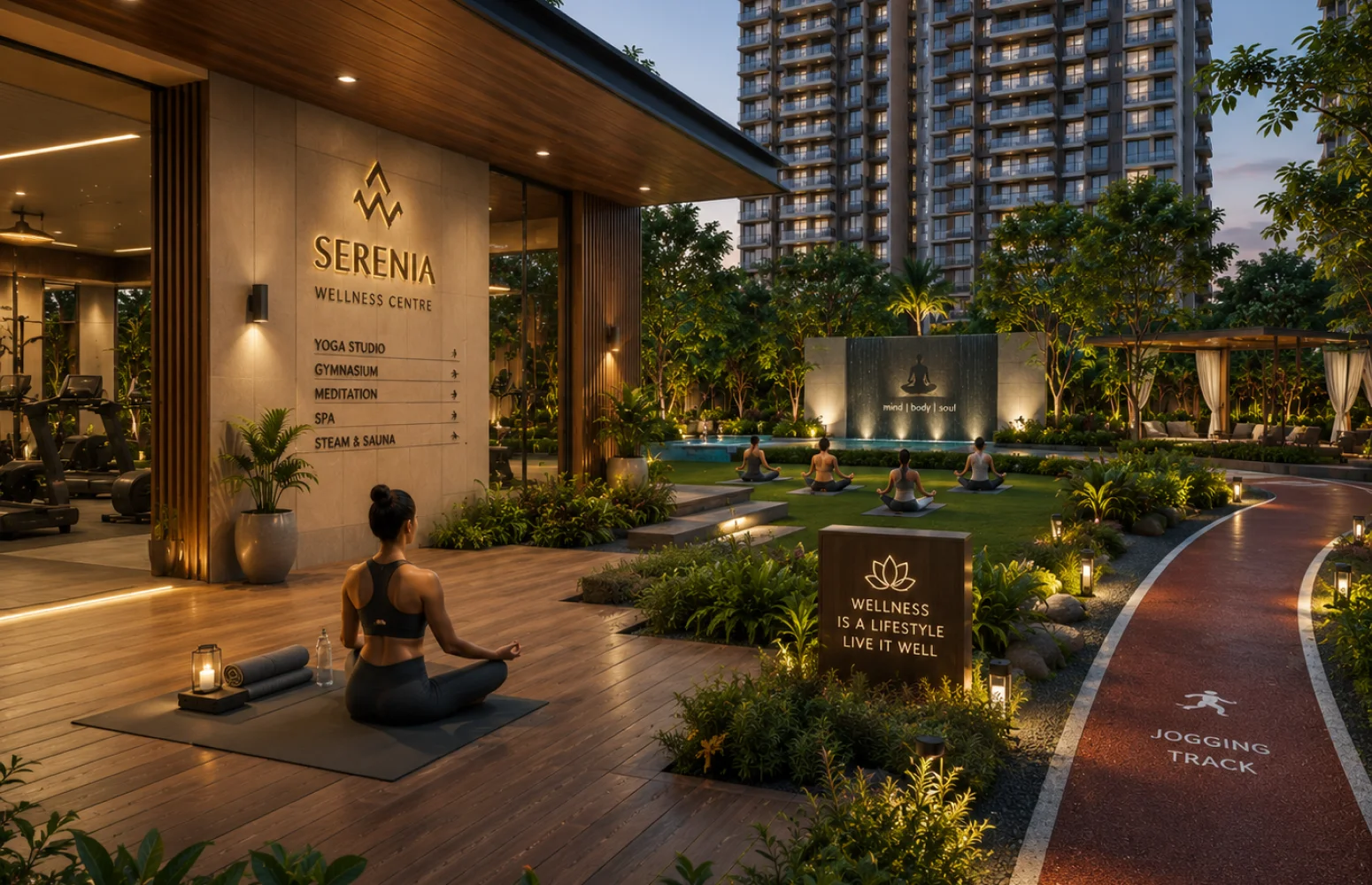 wal seria indoor yoga studio